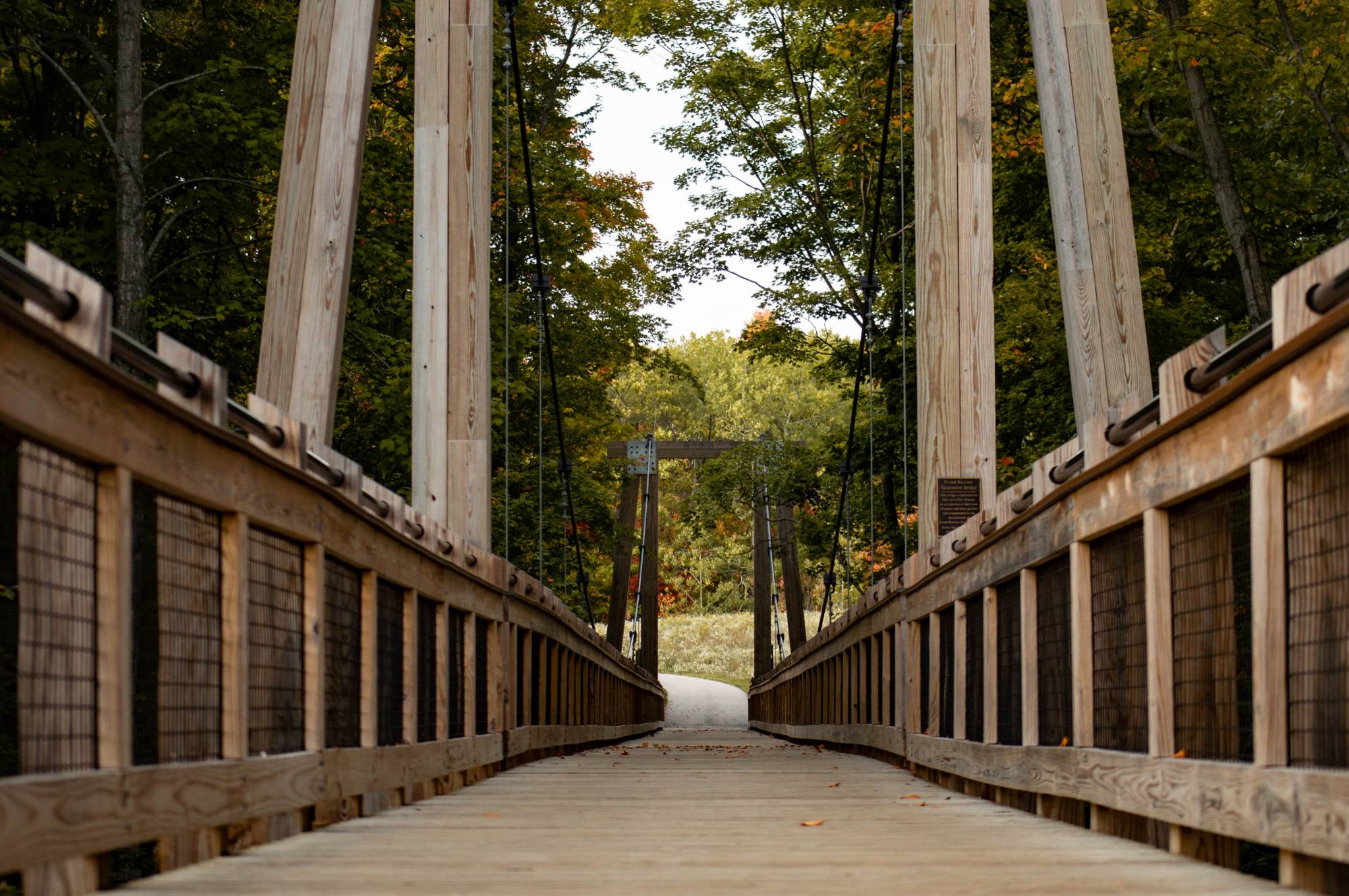 hiking photo bridge